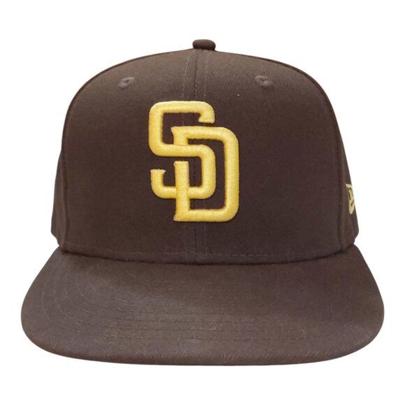 New Era Other - MLB San Diego Padres Brown Fitted Hat - New Era 59FIFTY Size 7 1/4